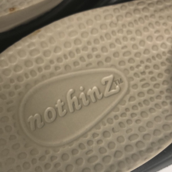 nothinZ Black Comfort Sandals UNISEX - Picture 3 of 7